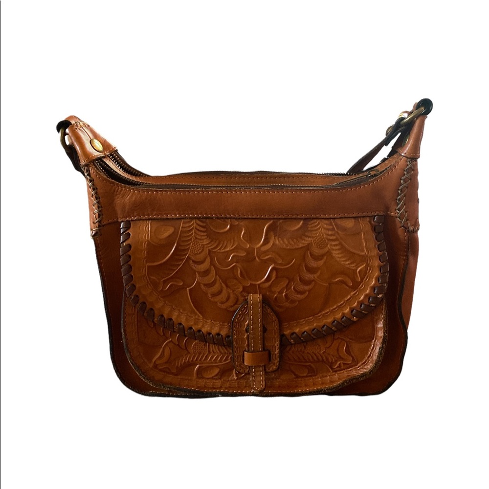 Patricia Nash genuine leather Crossbody purse